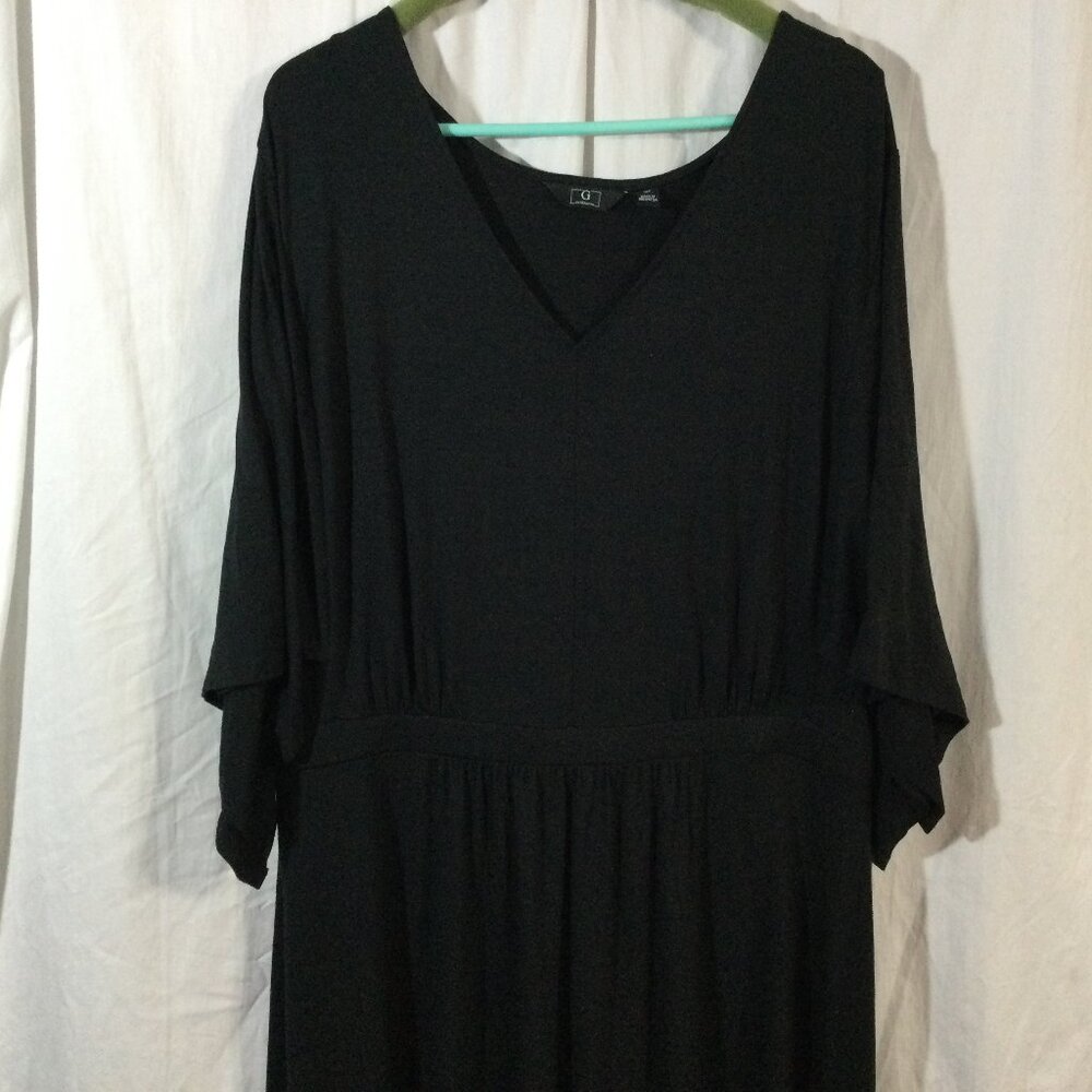 Black dress with Unique Sleeves